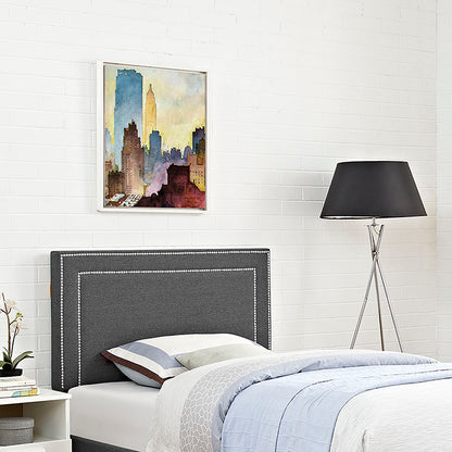 Jasmine Twin Fabric Headboard - living-essentials