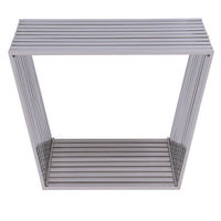 Emfurn Modern Stainless Steel Trapezium Bench