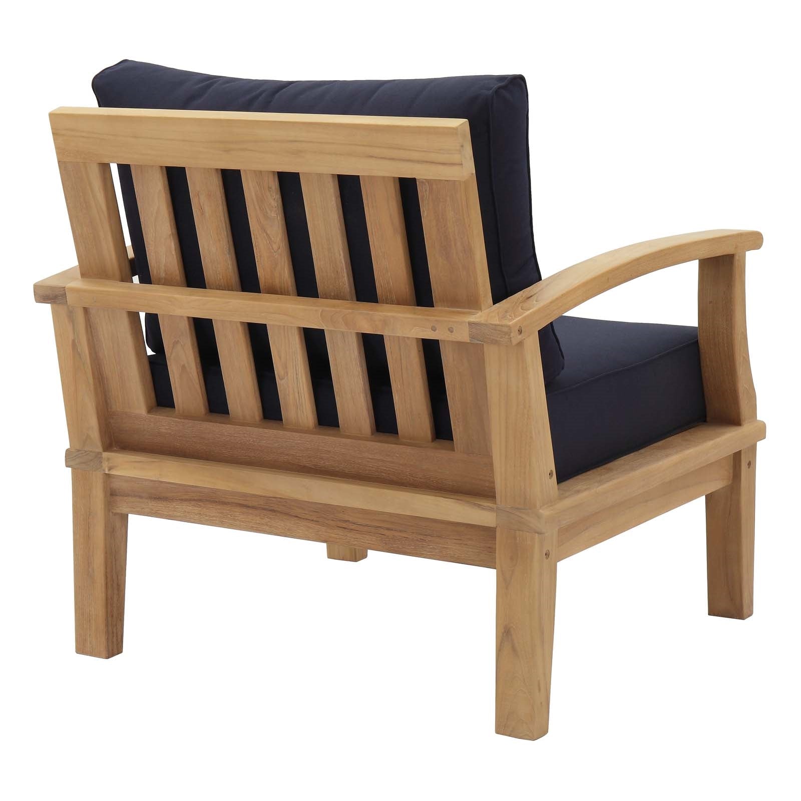 Emilia Outdoor Patio Teak Armchair