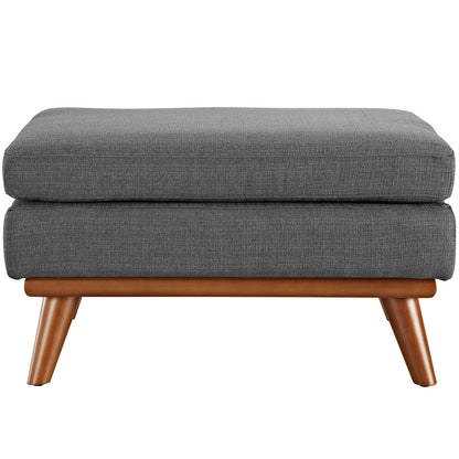 Margot Upholstered Fabric Ottoman