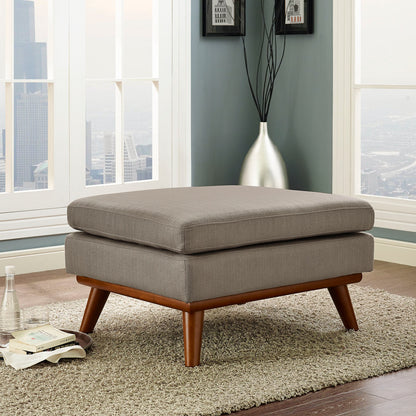 Margot Upholstered Fabric Ottoman
