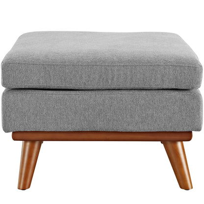 Margot Upholstered Fabric Ottoman