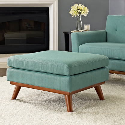 Margot Upholstered Fabric Ottoman