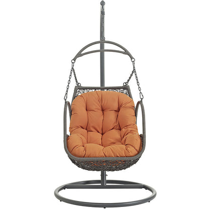 Harbor Outdoor Patio Wood Swing Chair - living-essentials