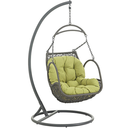Harbor Outdoor Patio Wood Swing Chair - living-essentials