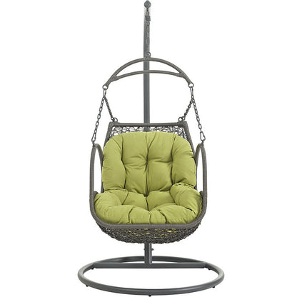 Harbor Outdoor Patio Wood Swing Chair - living-essentials
