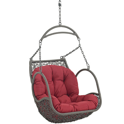 Harbor Outdoor Patio Wood Swing Chair - living-essentials