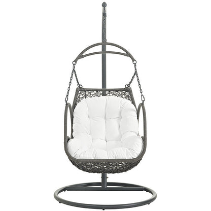 Harbor Outdoor Patio Wood Swing Chair - living-essentials