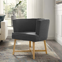 Glish Upholstered Fabric Accent Chair