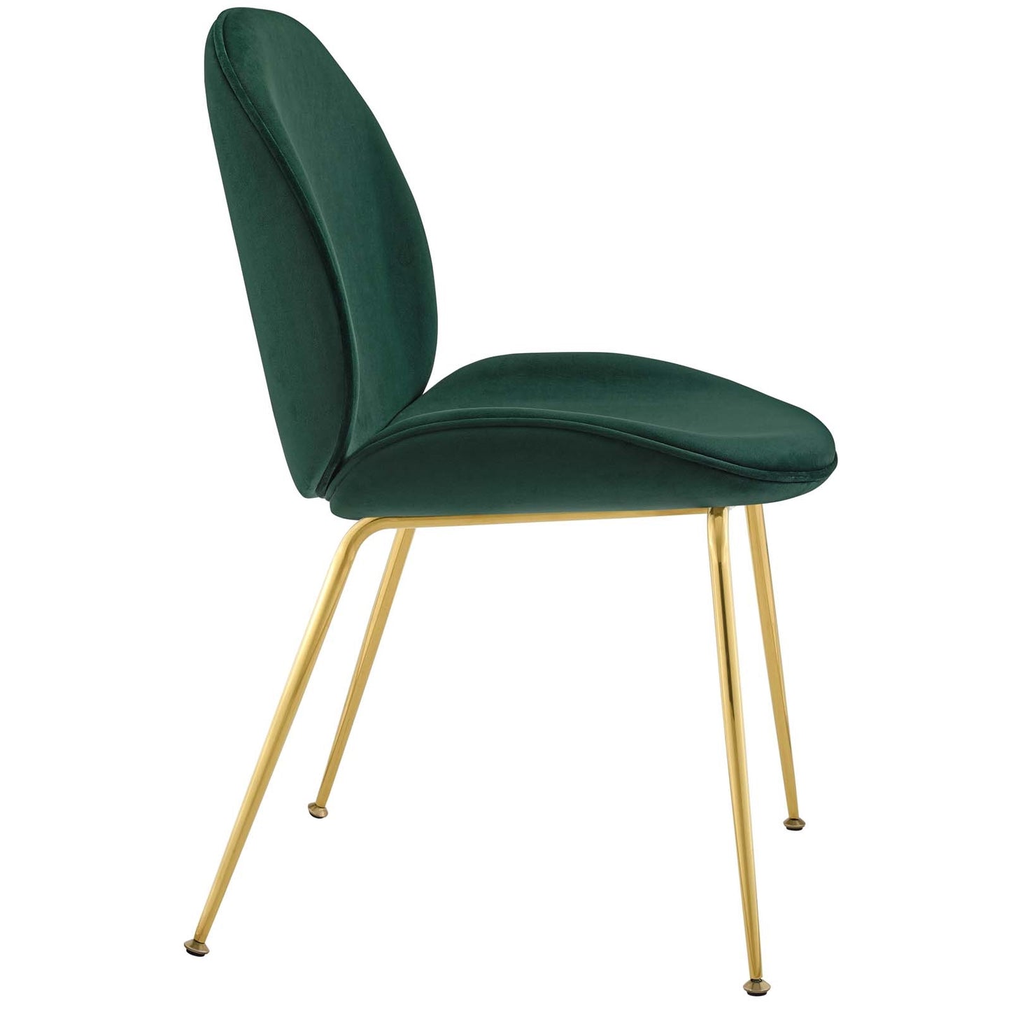 Spade Gold Velvet Dining Chair - living-essentials