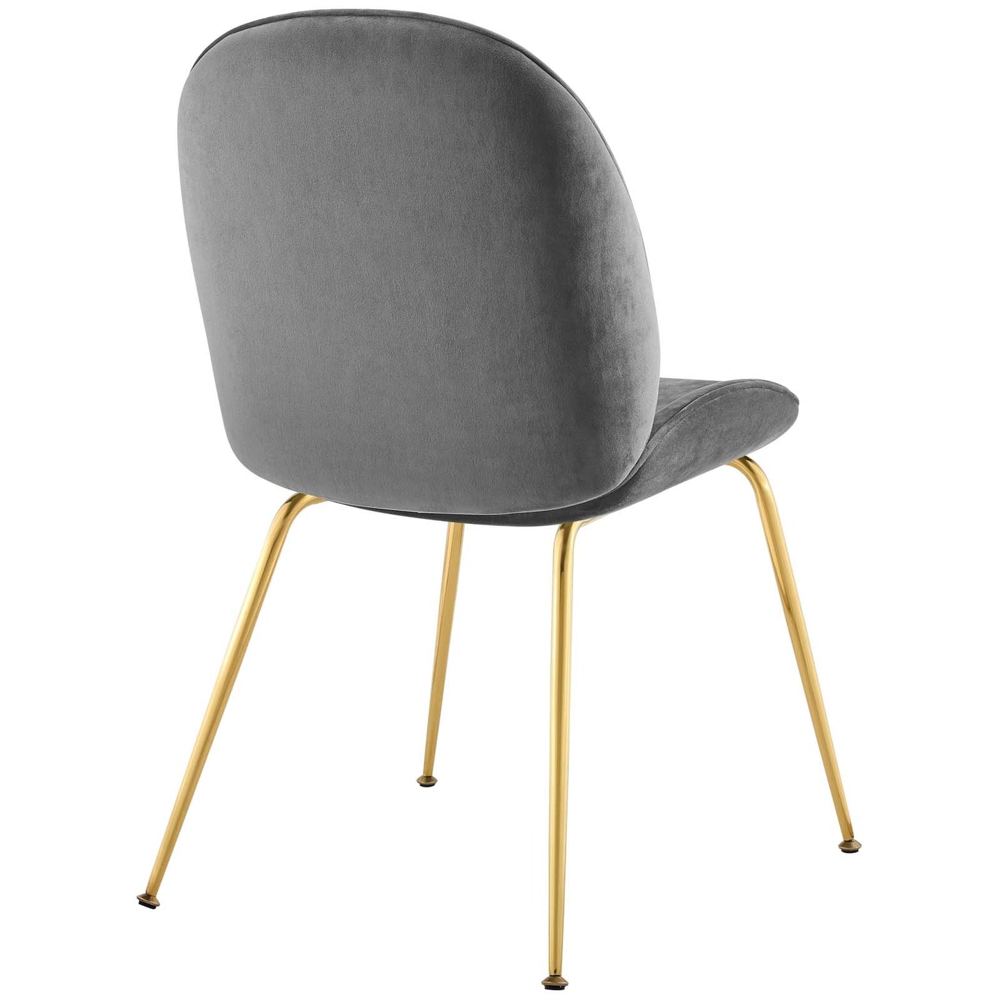 Spade Gold Velvet Dining Chair - living-essentials