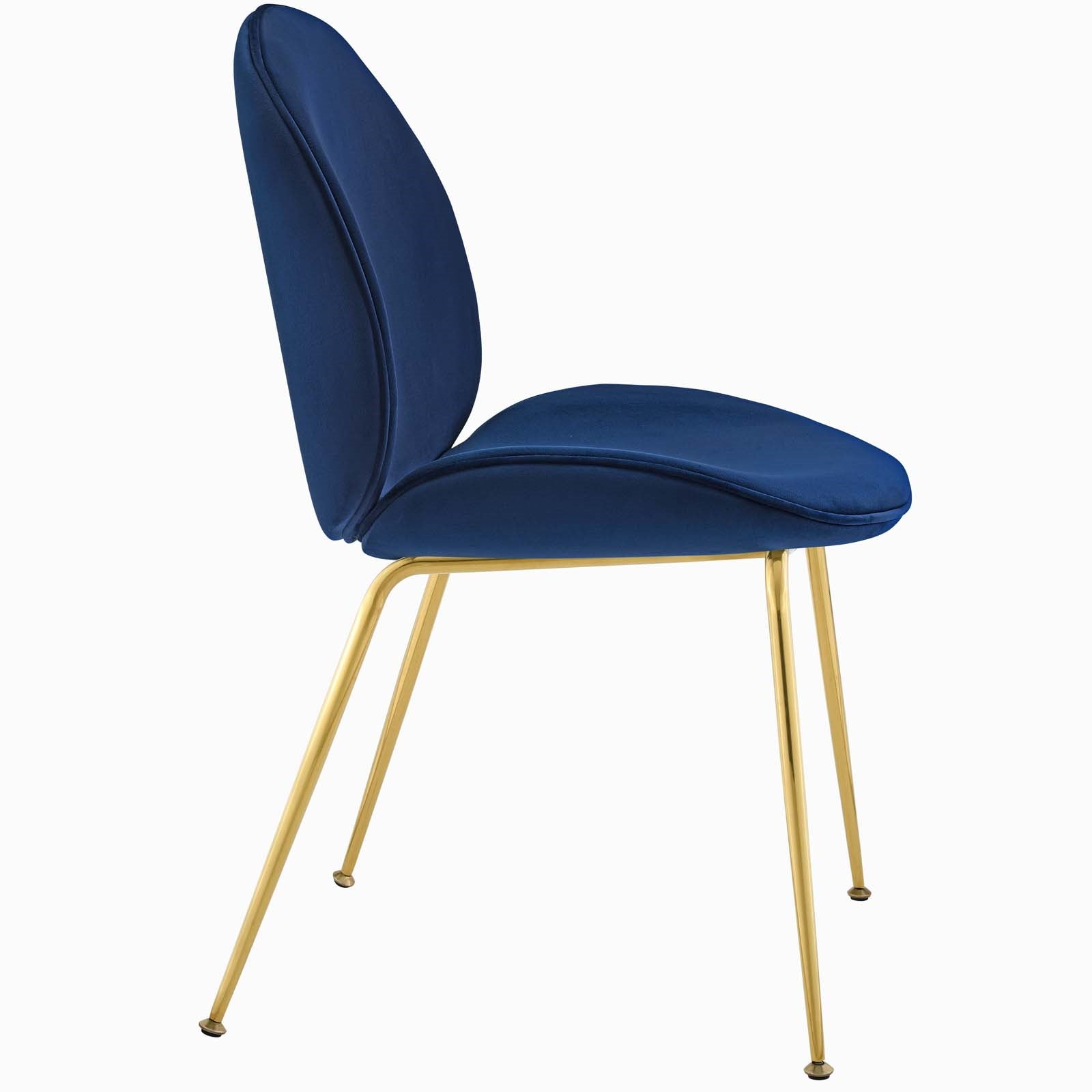 Spade Gold Velvet Dining Chair - living-essentials