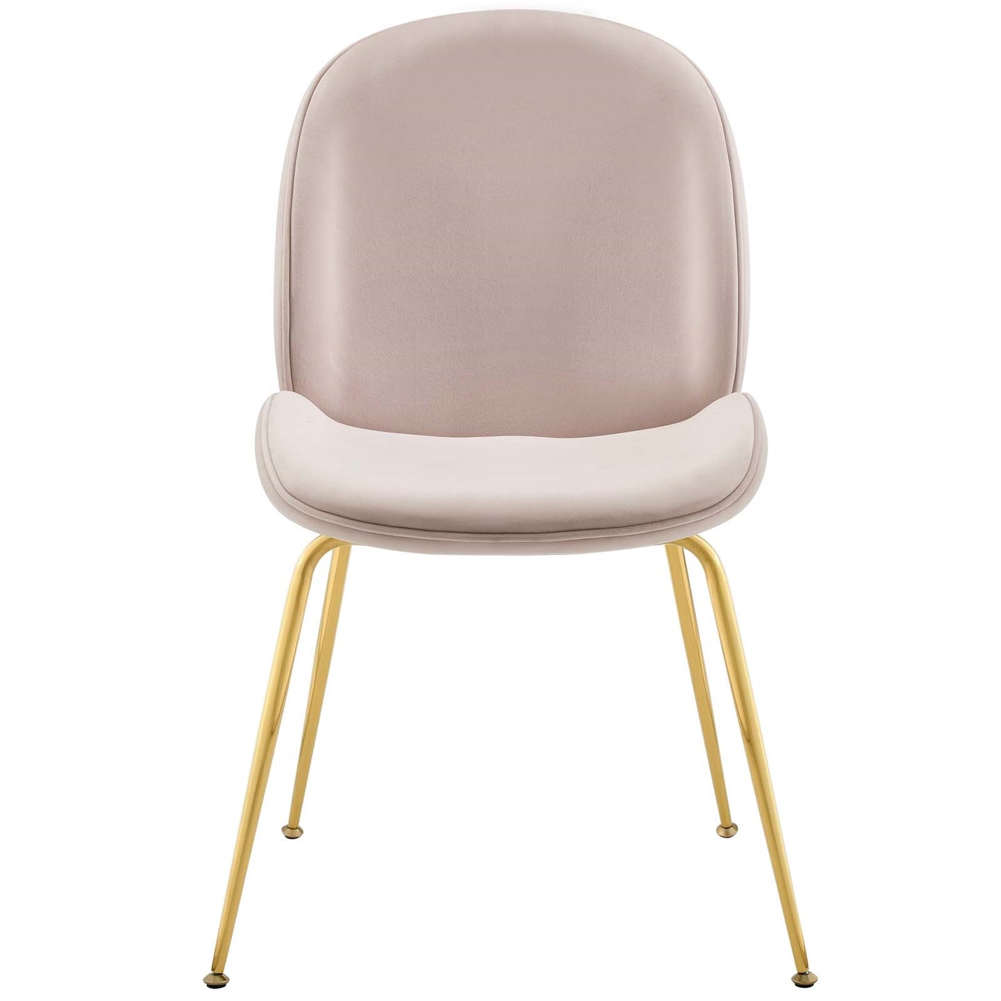 Spade Gold Velvet Dining Chair - living-essentials
