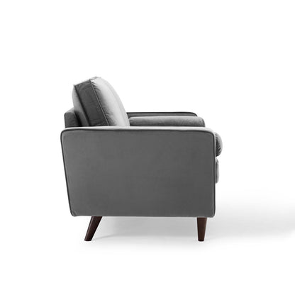 Logan Performance Velvet Loveseat