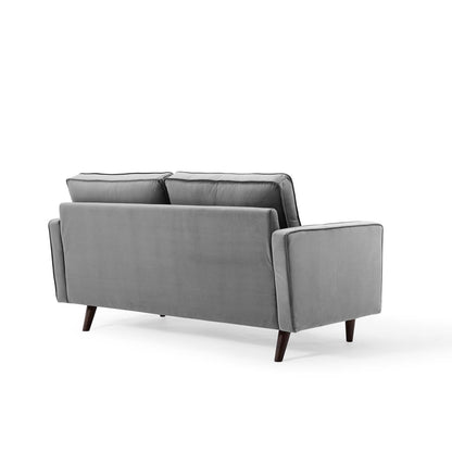 Logan Performance Velvet Loveseat