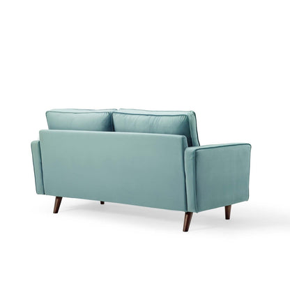Logan Performance Velvet Loveseat