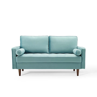 Logan Performance Velvet Loveseat