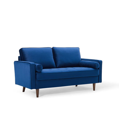 Logan Performance Velvet Loveseat
