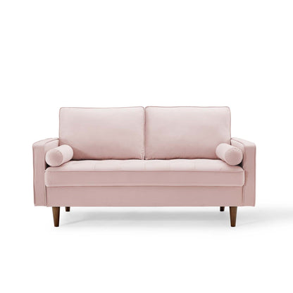 Logan Performance Velvet Loveseat