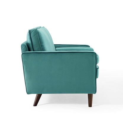 Logan Performance Velvet Loveseat