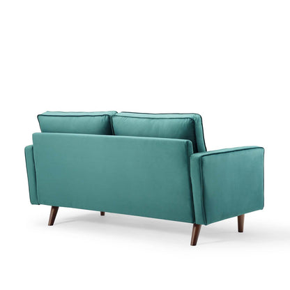 Logan Performance Velvet Loveseat