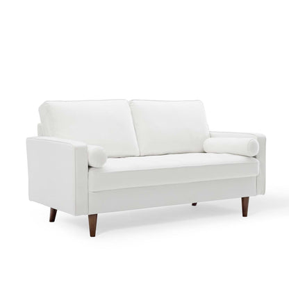 Logan Performance Velvet Loveseat