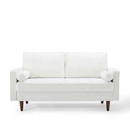 Logan Performance Velvet Loveseat