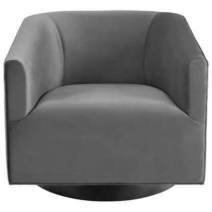 Arlo Swivel Chair in Performance Velvet (Set of 2)