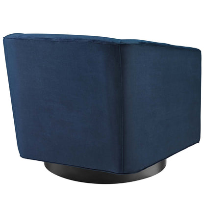 Arlo Swivel Chair in Performance Velvet (Set of 2)