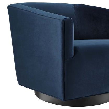 Arlo Swivel Chair in Performance Velvet (Set of 2)