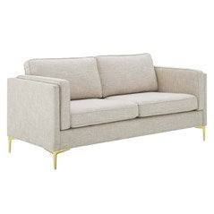 Robyn Retro Modern Fabric Sofa