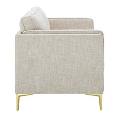 Robyn Retro Modern Fabric Sofa