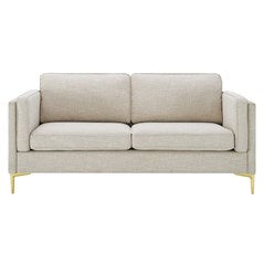 Robyn Retro Modern Fabric Sofa