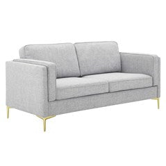 Robyn Retro Modern Fabric Sofa