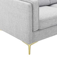 Robyn Retro Modern Fabric Sofa
