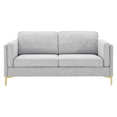 Robyn Retro Modern Fabric Sofa