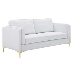 Robyn Retro Modern Fabric Sofa