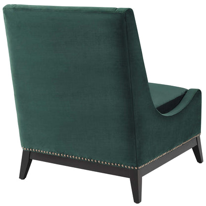 Enigma Lounge Chair Upholstered Performance Velvet (Set of 2)