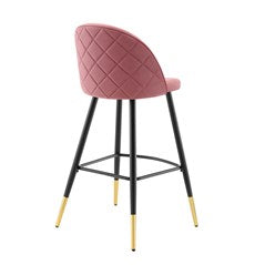 Ava Performance Velvet Bar Stools Set of 2