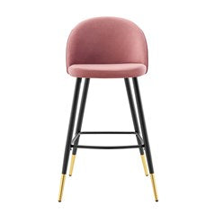 Ava Performance Velvet Bar Stools Set of 2