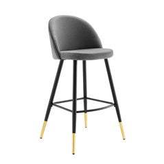 Ava Performance Velvet Bar Stools Set of 2