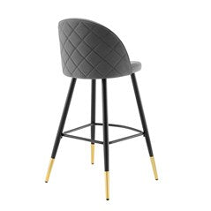 Ava Performance Velvet Bar Stools Set of 2