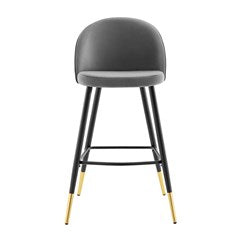 Ava Performance Velvet Bar Stools Set of 2