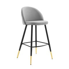 Ava Performance Velvet Bar Stools Set of 2
