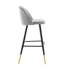 Ava Performance Velvet Bar Stools Set of 2