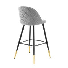 Ava Performance Velvet Bar Stools Set of 2