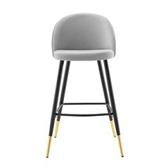 Ava Performance Velvet Bar Stools Set of 2