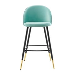 Ava Performance Velvet Bar Stools Set of 2