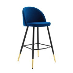 Ava Performance Velvet Bar Stools Set of 2