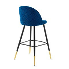 Ava Performance Velvet Bar Stools Set of 2
